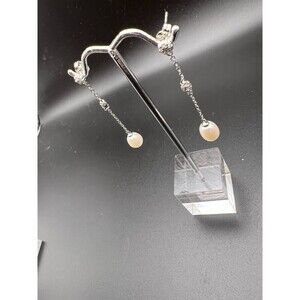 Swarovski Crystal and Pearl Earrings